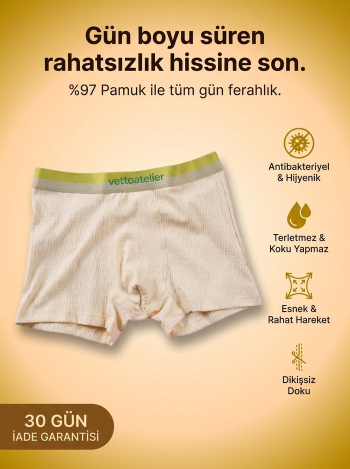 vettoatelier Antibakteriyel Erkek Boxer 8