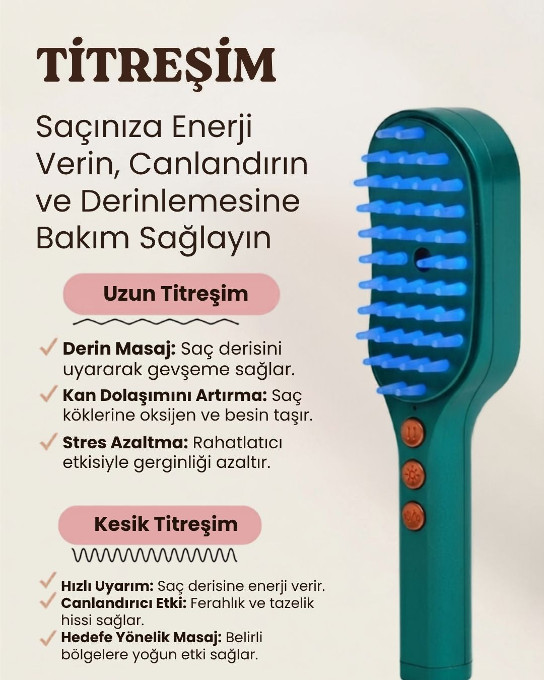 VETTO Saç Bakım Terapi Cihazı