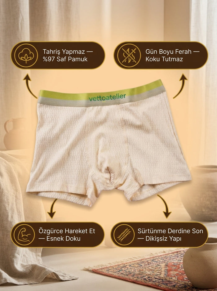 vettoatelier Antibakteriyel Erkek Boxer 3