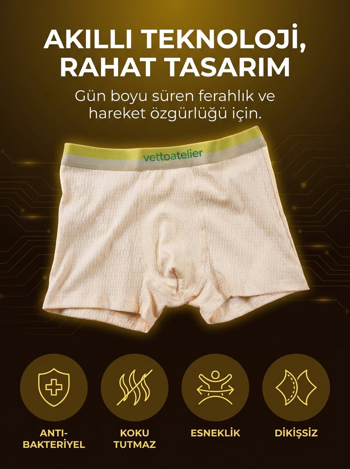 vettoatelier Antibakteriyel Erkek Boxer 9